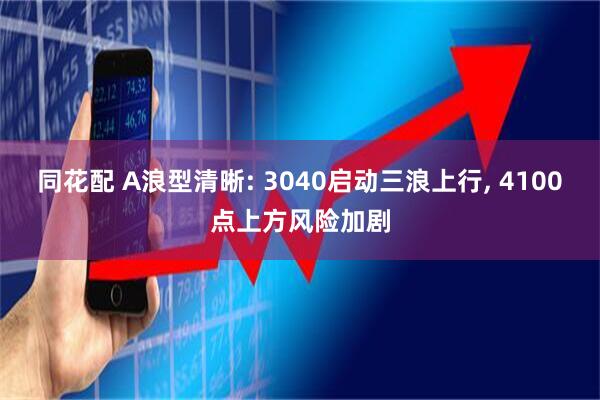 同花配 A浪型清晰: 3040启动三浪上行, 4100点上方风险加剧