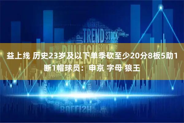 益上线 历史23岁及以下单季砍至少20分8板5助1断1帽球员：申京 字母 狼王