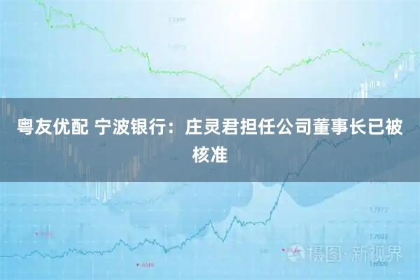 粤友优配 宁波银行：庄灵君担任公司董事长已被核准
